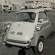 Mom’s Isetta, named “Myrtle.” Photo via Wanda Schrader.